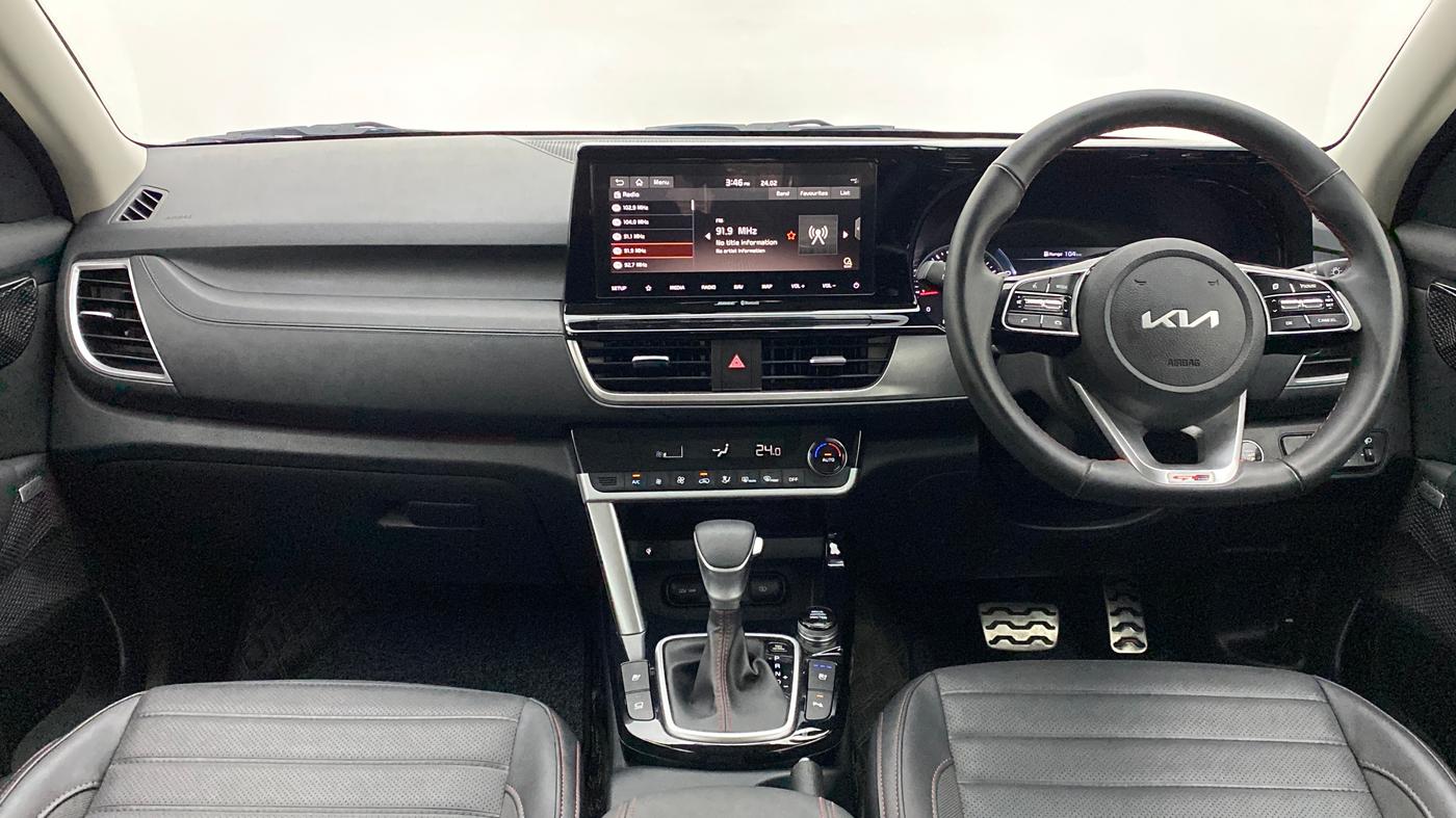 2022 KIA SELTOS GTX PLUS 1.4G DCT DUAL TONE, Petrol, Automatic, 1,200 km, Dashboard