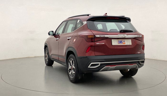 2022 KIA SELTOS GTX PLUS 1.4G DCT DUAL TONE, Petrol, Automatic, 1,200 km, Left Back Diagonal