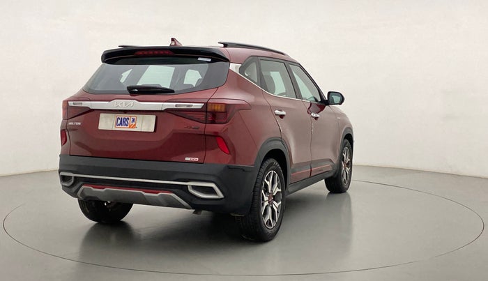 2022 KIA SELTOS GTX PLUS 1.4G DCT DUAL TONE, Petrol, Automatic, 1,200 km, Right Back Diagonal