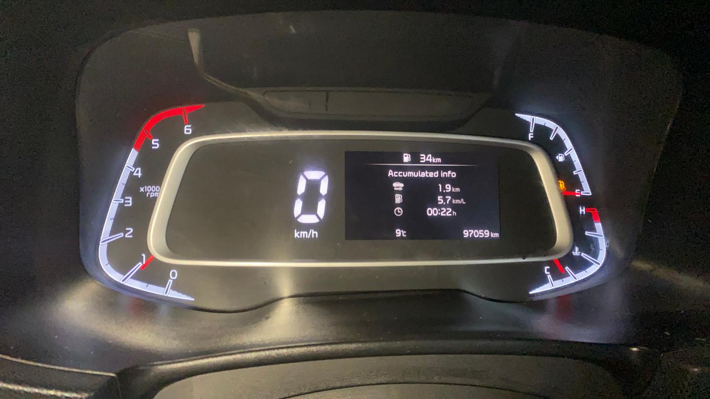2021 KIA SONET HTX PLUS 1.5, Diesel, Manual, 97,057 km, Odometer Image
