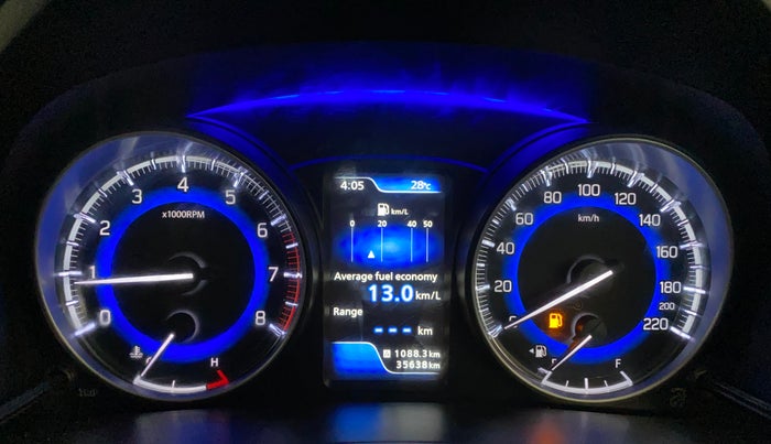 2021 Toyota Glanza G, Petrol, Manual, 35,587 km, Odometer Image