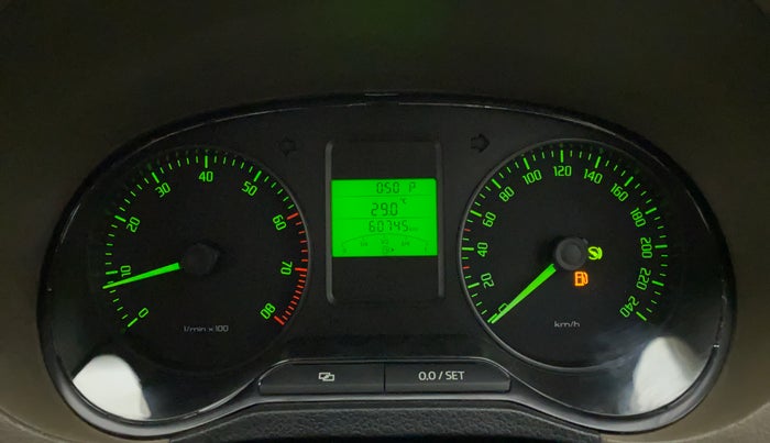 2012 Skoda Rapid 1.6 MPI AT AMBITION PLUS, Petrol, Automatic, 61,347 km, Odometer Image