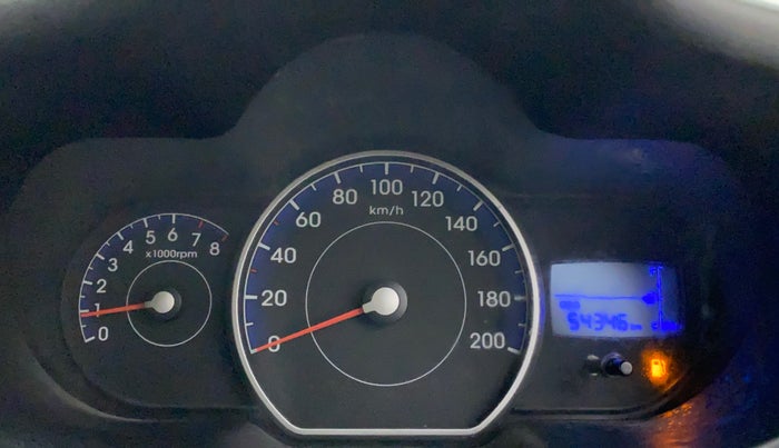 2012 Hyundai i10 MAGNA 1.2, Petrol, Manual, 54,346 km, Odometer Image