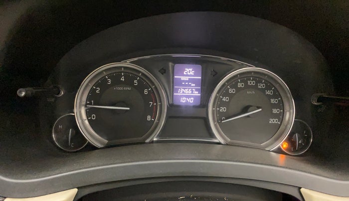 2016 Maruti Ciaz VXI+, Petrol, Manual, 1,34,667 km, Odometer Image