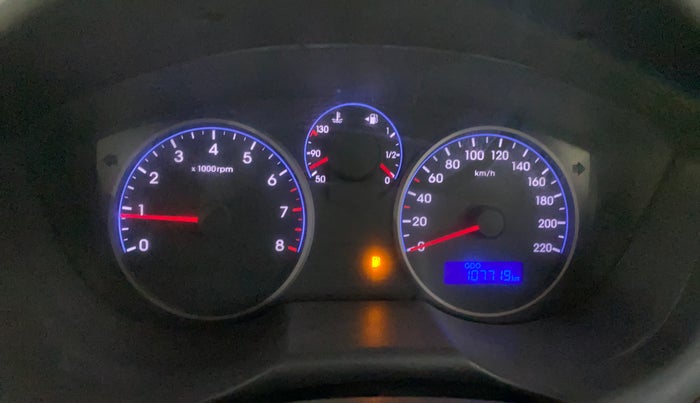 2013 Hyundai i20 MAGNA (O) 1.2, Petrol, Manual, 1,07,680 km, Odometer Image