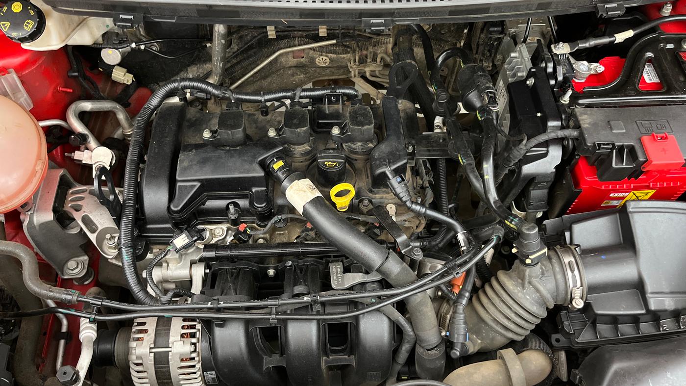 2020 Ford Ecosport TITANIUM + 1.5L PETROL AT, Petrol, Automatic, 40,269 km, Engine View