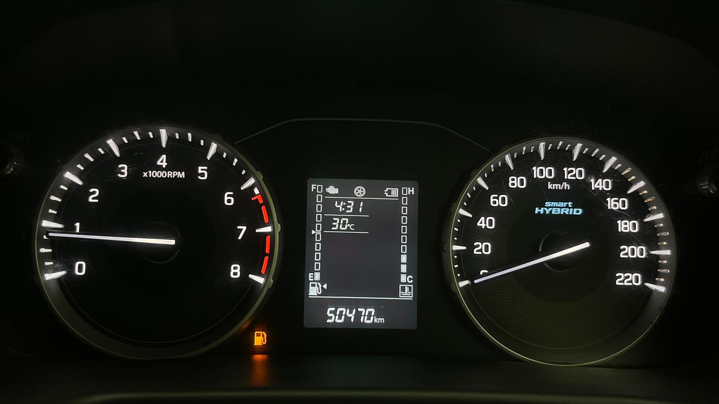 2023 Maruti BREZZA VXI SMART HYBRID, Petrol, Manual, 50,451 km, Odometer Image