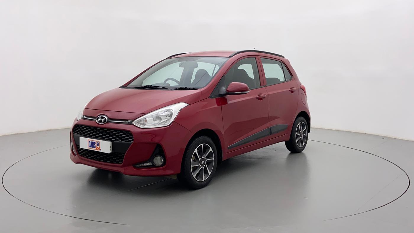 2017 Hyundai Grand i10 SPORTZ AT 1.2 KAPPA VTVT, Petrol, Automatic, 12,226 km, Left Front Diagonal