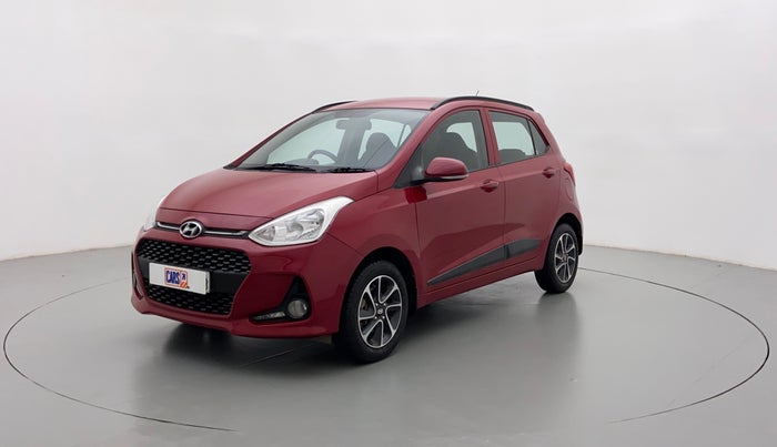 2017 Hyundai Grand i10 SPORTZ AT 1.2 KAPPA VTVT, Petrol, Automatic, 12,226 km, Left Front Diagonal