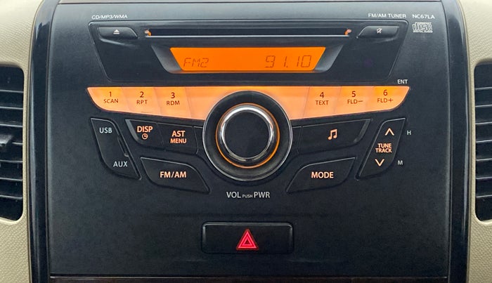 2017 Maruti Wagon R 1.0 VXI, Petrol, Manual, 13,915 km, Infotainment System