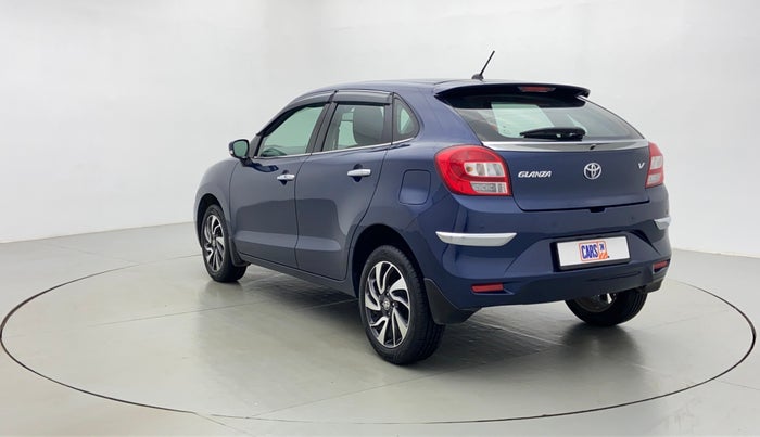 2019 Toyota Glanza V CVT, Petrol, Automatic, 2,722 km, Left Back Diagonal (45- Degree) View