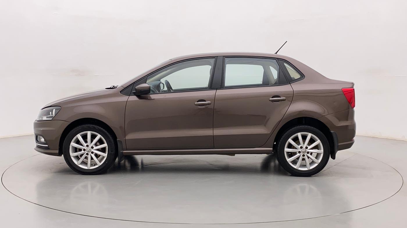 2018 Volkswagen Ameo HIGHLINE PLUS 1.5L AT 16 ALLOY, Diesel, Automatic, 1,03,735 km, Left Side