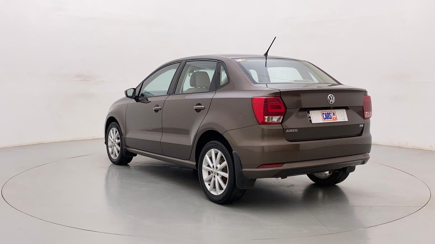 2018 Volkswagen Ameo HIGHLINE PLUS 1.5L AT 16 ALLOY, Diesel, Automatic, 1,03,735 km, Left Back Diagonal