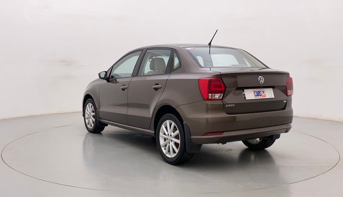 2018 Volkswagen Ameo HIGHLINE PLUS 1.5L AT 16 ALLOY, Diesel, Automatic, 1,03,735 km, Left Back Diagonal