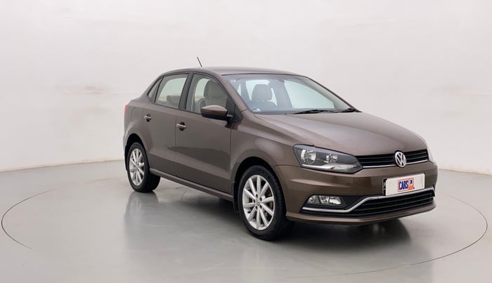 2018 Volkswagen Ameo HIGHLINE PLUS 1.5L AT 16 ALLOY, Diesel, Automatic, 1,03,735 km, Right Front Diagonal