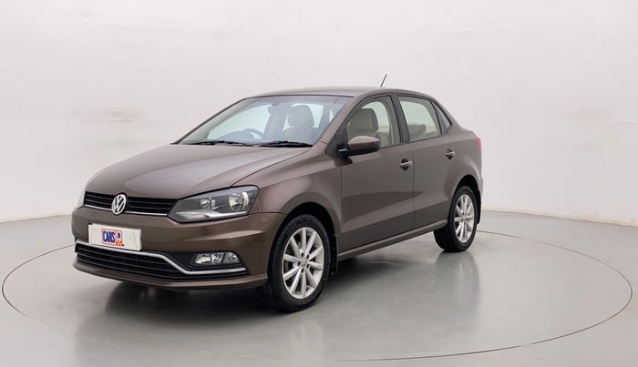 2018 Volkswagen Ameo HIGHLINE PLUS 1.5L AT 16 ALLOY, Diesel, Automatic, 1,03,735 km, Left Front Diagonal