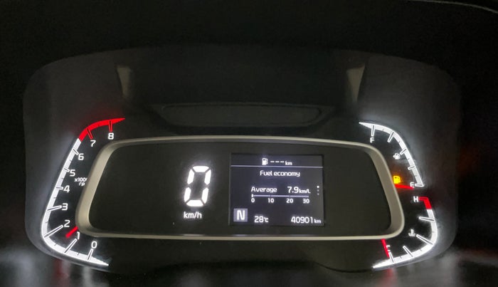 2020 KIA SONET HTX 1.0 IMT, Petrol, Manual, 40,955 km, Odometer Image