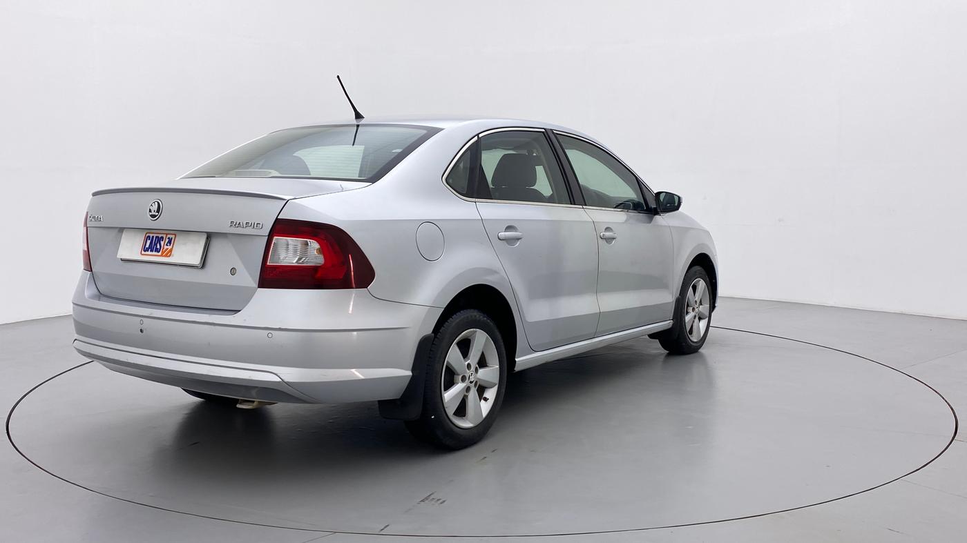 2017 Skoda Rapid 1.5 TDI MT AMBITION, Diesel, Manual, 62,357 km, Right Back Diagonal