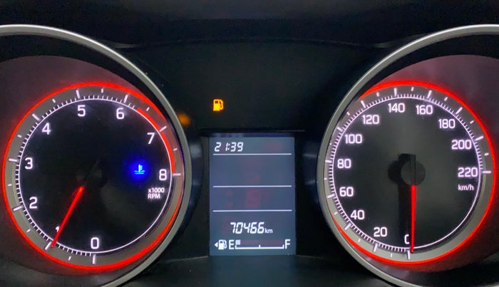 2018 Maruti Swift VXI, Petrol, Manual, 70,465 km, Odometer Image