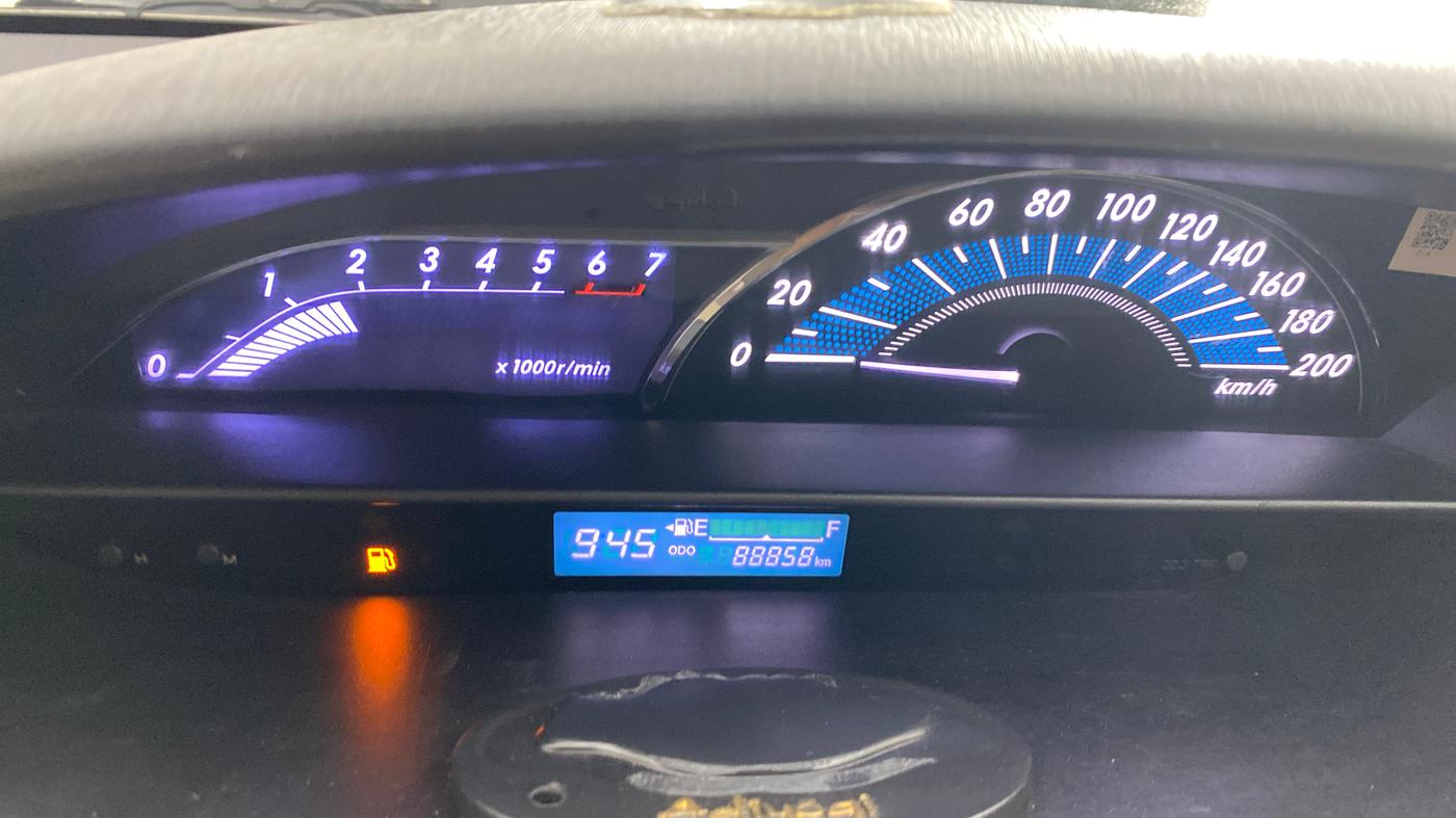 2019 Toyota Etios Liva V, CNG, Manual, 88,857 km, Odometer Image