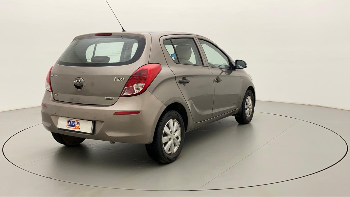 2012 Hyundai i20 SPORTZ 1.2, Petrol, Manual, 55,125 km, Right Back Diagonal