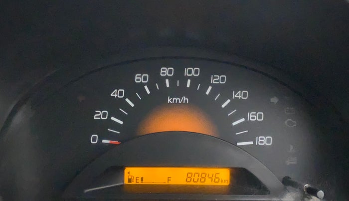 2017 Maruti Wagon R 1.0 LXI CNG, CNG, Manual, 80,846 km, Odometer Image
