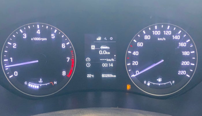 2016 Hyundai Elite i20 ASTA 1.2 (O), Petrol, Manual, 60,240 km, Odometer Image