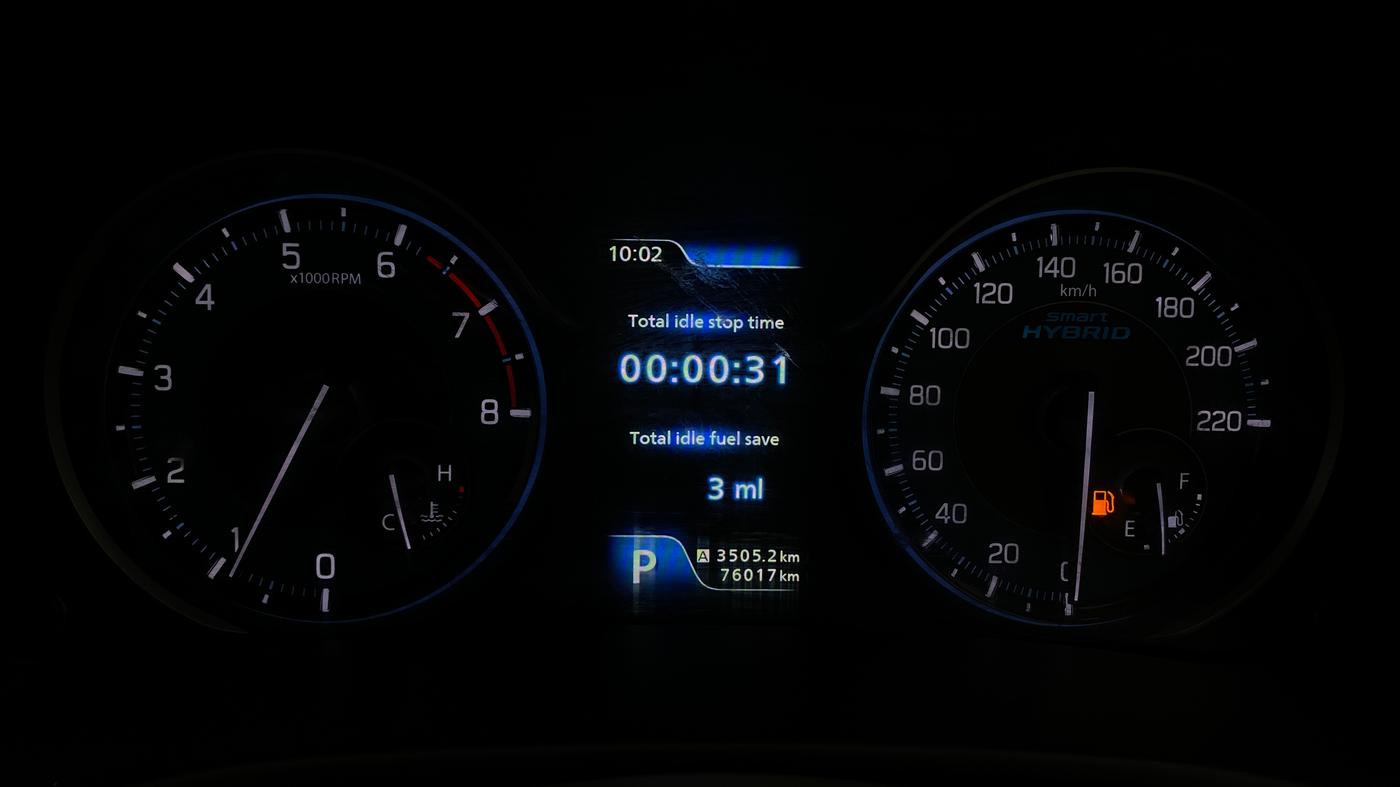 2020 Maruti Ertiga VXI AT SHVS, Petrol, Automatic, 76,014 km, Odometer Image