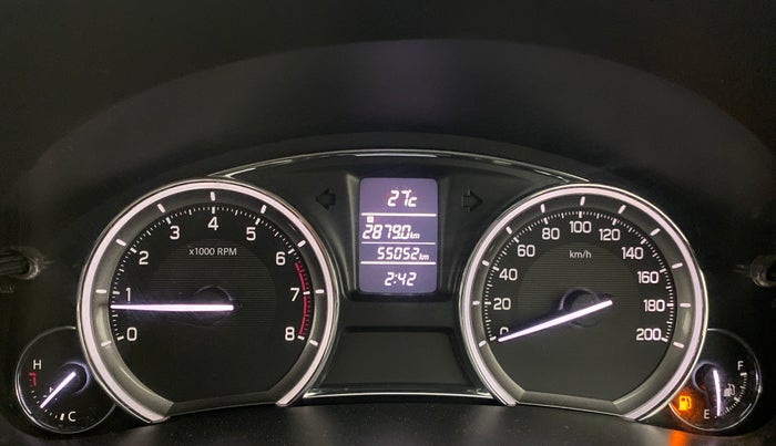 2017 Maruti Ciaz 1.4 S, Petrol, Manual, 55,098 km, Odometer Image