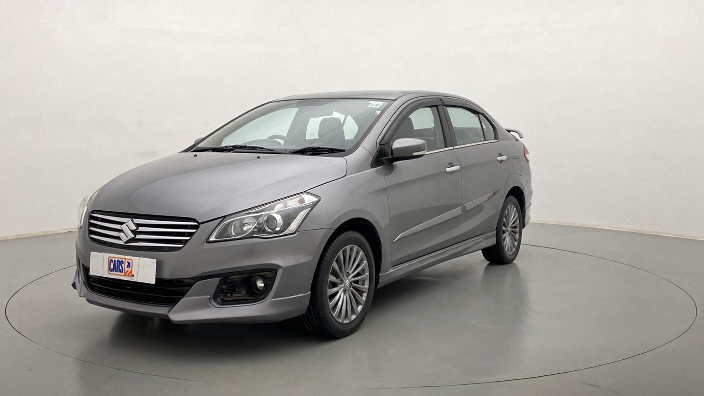 2017 Maruti Ciaz 1.4 S, Petrol, Manual, 55,098 km, Left Front Diagonal