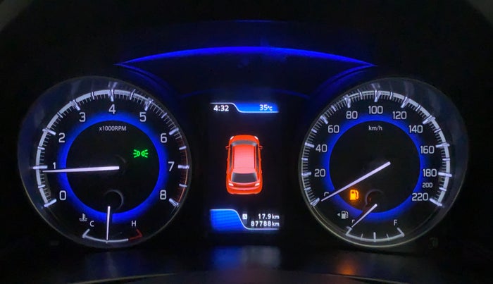2017 Maruti Baleno RS 1.0 PETROL, Petrol, Manual, 87,788 km, Odometer Image
