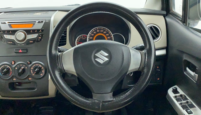 2013 Maruti Wagon R 1.0 VXI, Petrol, Manual, 56,095 km, Steering Wheel Close Up