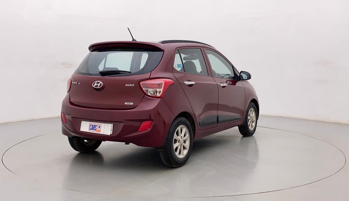 2014 Hyundai Grand i10 ASTA AT 1.2 KAPPA VTVT, CNG, Automatic, 1,05,850 km, Right Back Diagonal