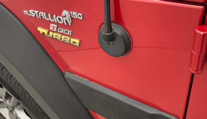 2021 Mahindra Thar LX PETROL HT 4WD AT, Petrol, Automatic, 15,139 km, Left fender - Minor scratches