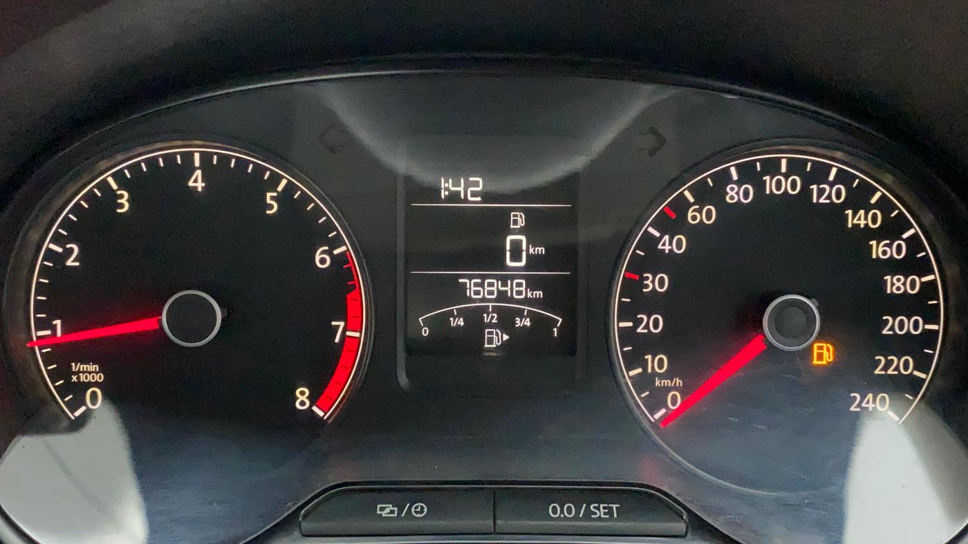 2016 Volkswagen Ameo COMFORTLINE 1.2L, Petrol, Manual, 76,919 km, Odometer Image