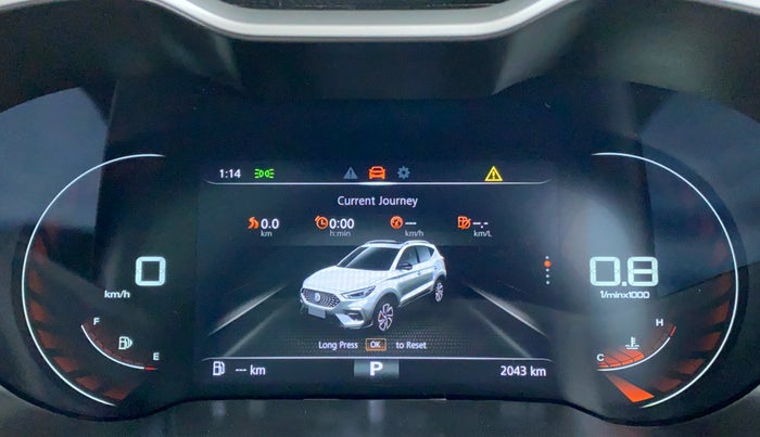 2022 MG ASTOR SHARP (O) 1.5 CVT IVORY, Petrol, Automatic, 2,091 km, Odometer Image