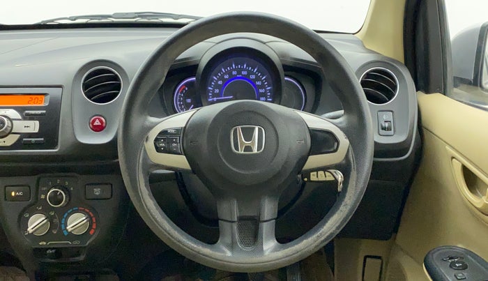 2015 Honda Brio S MT, Petrol, Manual, 34,731 km, Steering Wheel Close Up