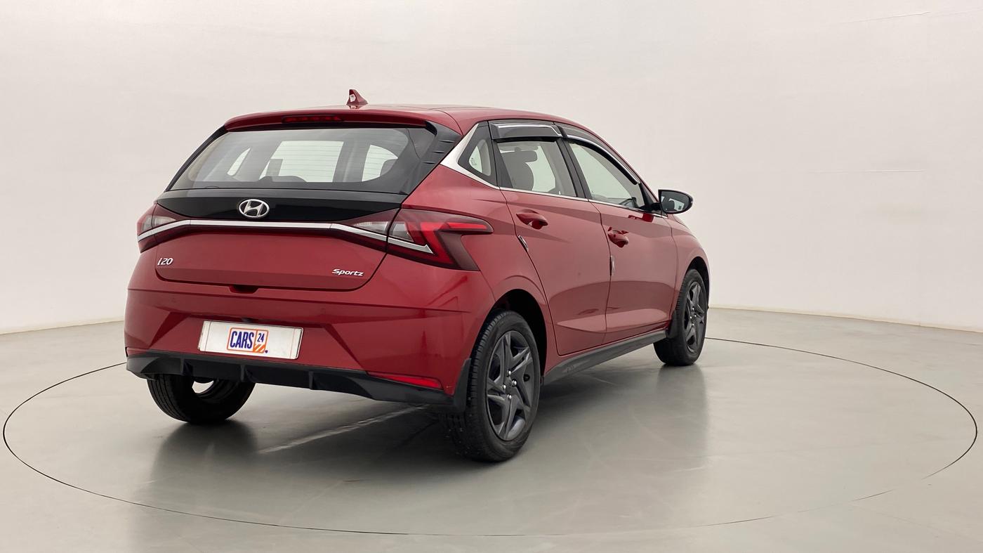 2021 Hyundai NEW I20 SPORTZ 1.2 MT, Petrol, Manual, 11,601 km, Right Back Diagonal