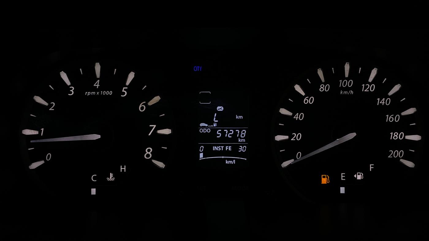 2016 Tata Zest XM PETROL, Petrol, Manual, 57,273 km, Odometer Image