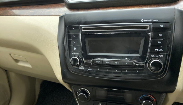 2017 Maruti Dzire ZDI AMT, Diesel, Automatic, 86,985 km, Infotainment system - Display is damaged