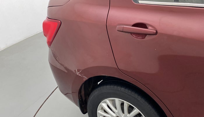 2017 Maruti Dzire ZDI AMT, Diesel, Automatic, 86,985 km, Right quarter panel - Slightly dented