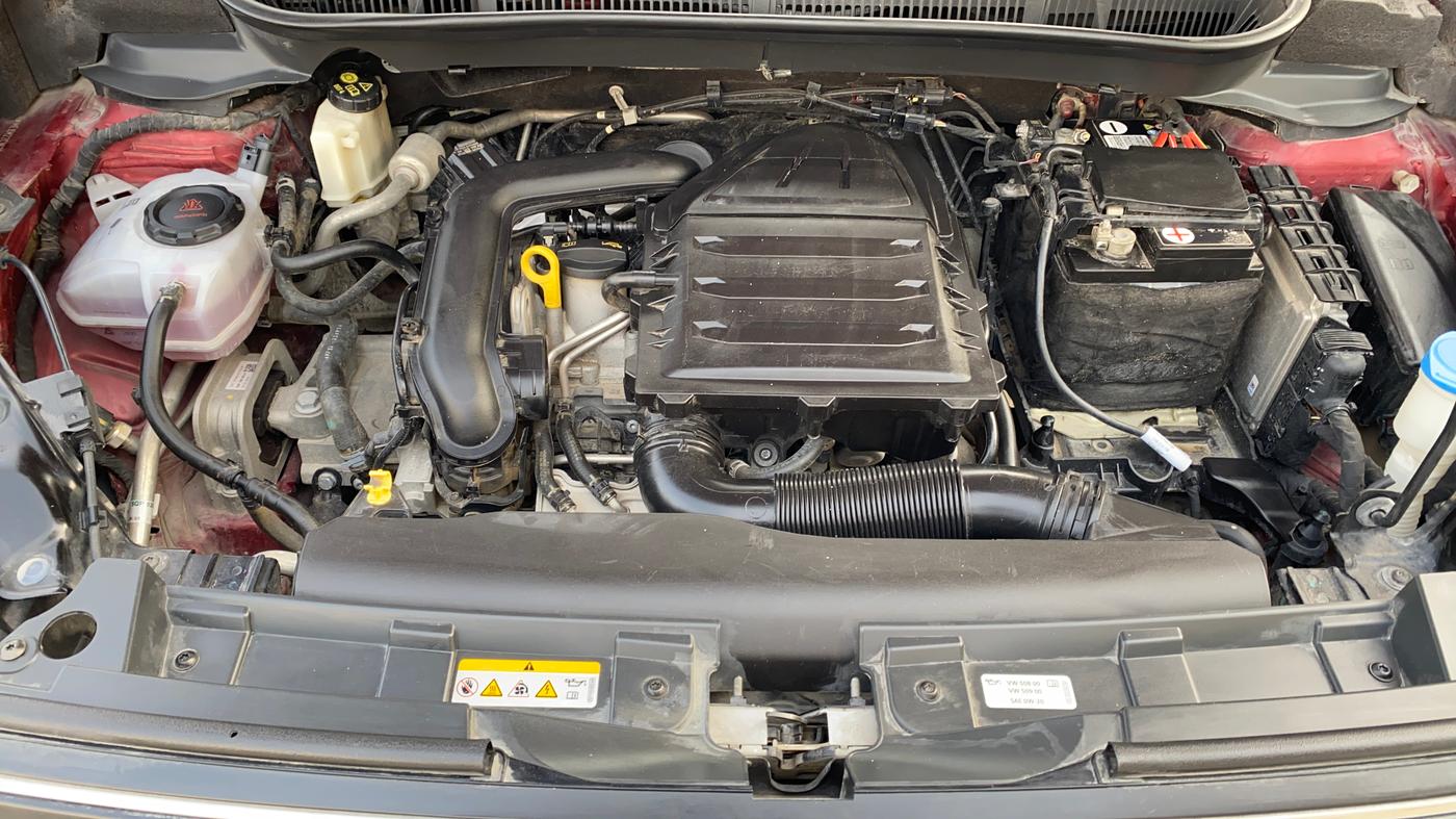 2022 Volkswagen TAIGUN HIGHLINE 1.0 TSI AT, Petrol, Automatic, 56,067 km, Engine View