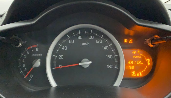 2018 Maruti Celerio VXI CNG, CNG, Manual, 38,117 km, Odometer Image