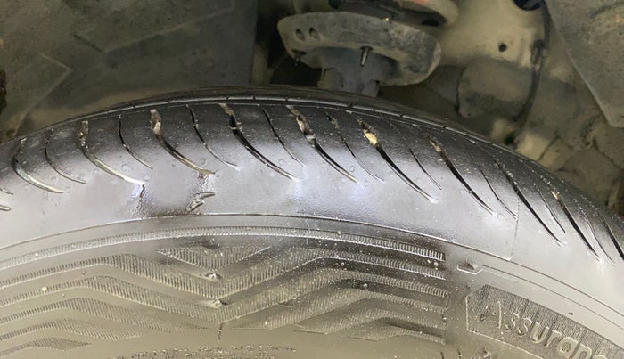 2021 KIA SONET GTX PLUS 1.5 AT, Diesel, Automatic, 63,914 km, Left Front Tyre Tread