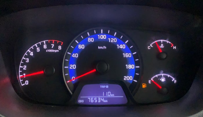 2014 Hyundai Xcent S 1.2, Petrol, Manual, 76,524 km, Odometer Image