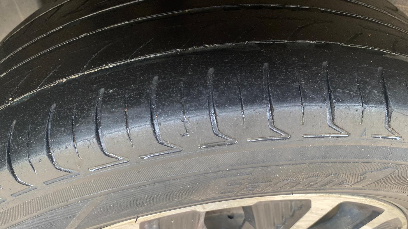2021 Maruti Vitara Brezza ZXI PLUS, Petrol, Manual, 75,171 km, Right Rear Tyre Tread