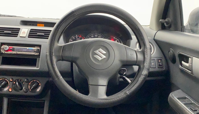 2011 Maruti Swift VXI, Petrol, Manual, 86,282 km, Steering Wheel Close Up