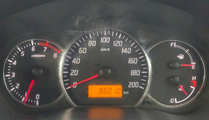 2011 Maruti Swift VXI, Petrol, Manual, 86,282 km, Odometer Image