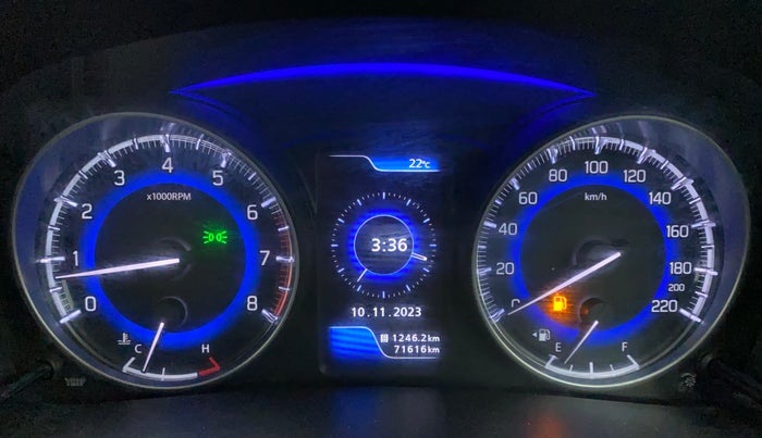 2016 Maruti Baleno ZETA PETROL 1.2, Petrol, Manual, 71,616 km, Odometer Image