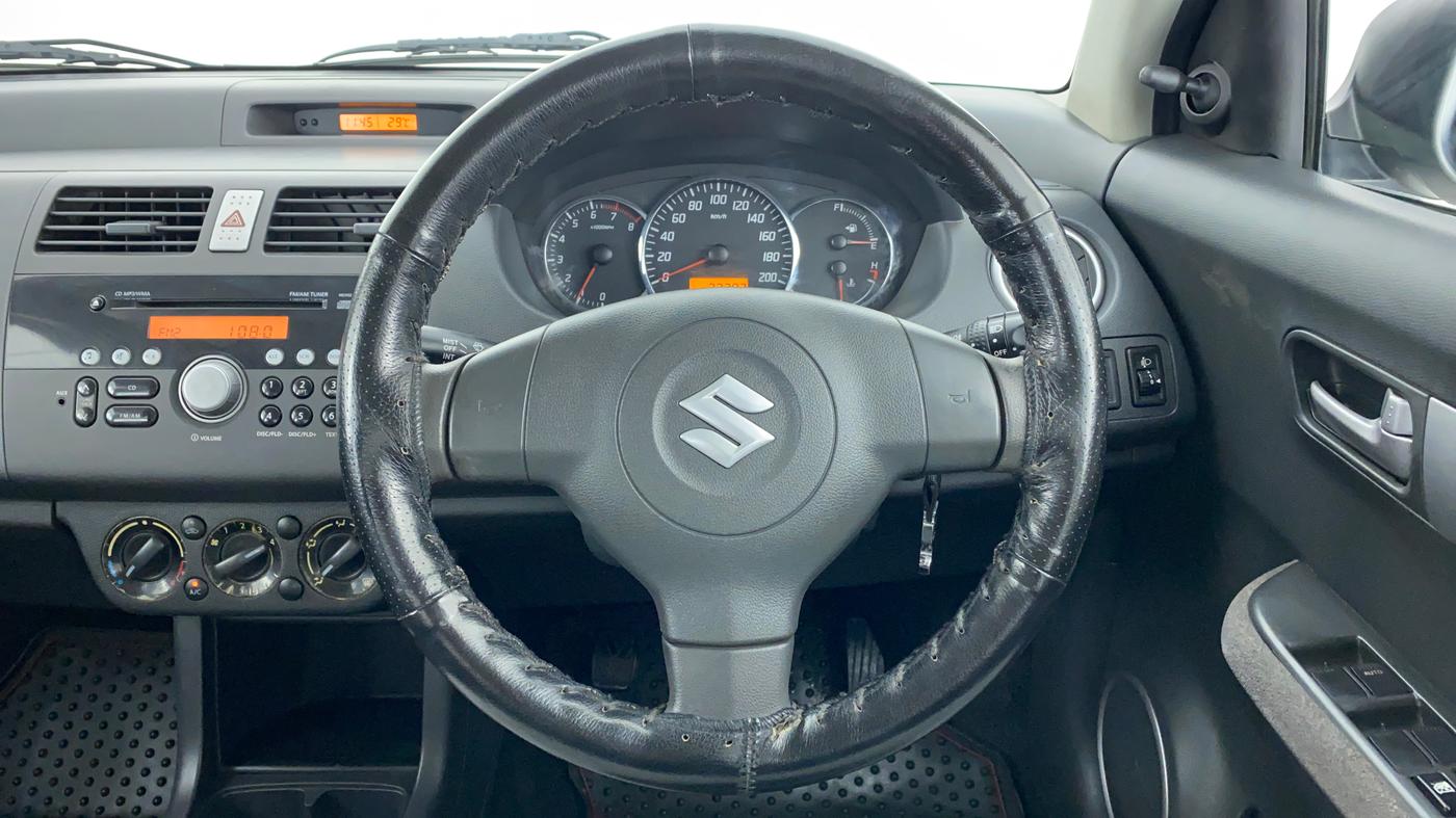 2009 Maruti Swift Dzire VXI 1.3, Petrol, Manual, 22,827 km, Steering Wheel Close Up